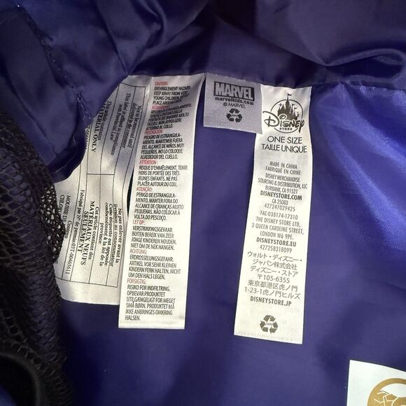 Marvel Avengers Infinity War Backpack Book Bag Fold Over Padded With Lunch Box - Picture 13 of 16